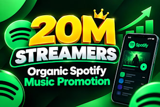 do organic spotify music promotion, spotify marketing, spotify ads for streamers