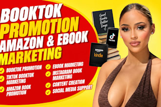 booktok promotion amazon book promotion ebook marketing tiktok booktok marketing