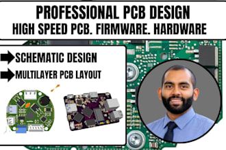 hardware prototyping,schematic,pcb,esp32, stm32,arduino for manufacturing
