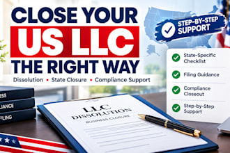 help you dissolve or close your US llc legally