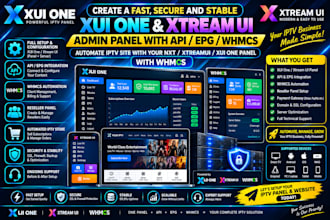 automate iptv site with your nxt, xtreamui, xui one panel with whmcs