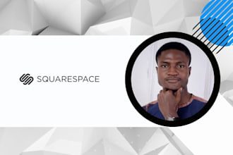 do squarespace website design, create squarespace store