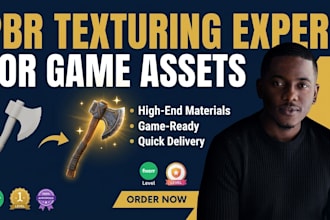 create realistic pbr textures for your 3d game assets