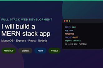 develop a full stack mern application with react, node and mongodb