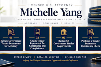 review your final bid package for government tender compliance rfp