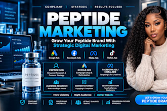 do peptide marketing, peptide ads, peptide SEO, google ads and meta ads