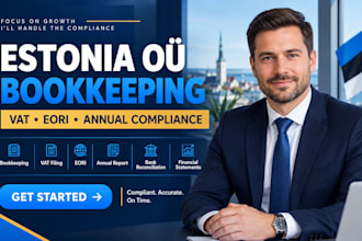 manage your estonia oÜ bookkeeping, vat eori registration, and annual compliance