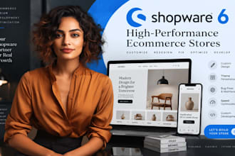customize redesign shopware 6 store bug fixes improve speed or develop shopware
