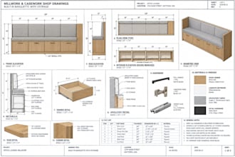 create fabrication, ready millwork and casework shop drawings