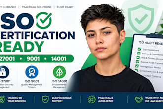 provide iso 27001 iso 9001 and iso 14001 certification support