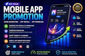 do mobile app promotion, game marketing, ios app install, app download
