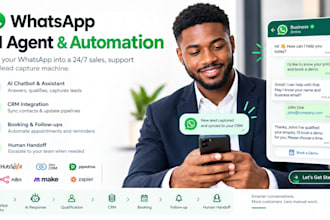 setup whatsapp ai agent ai chatbot whatsapp crm automation whatsapp workflow