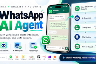 setup whatsapp ai agent ai chatbot whatsapp crm automation whatsapp workflow