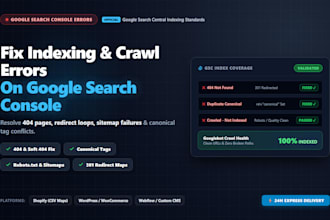 fix google search console indexing and crawl errors