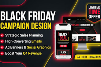 design high converting black friday email campaigns and banners