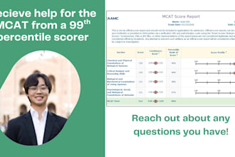 tutor the mcat for you as a 99th percentile scorer