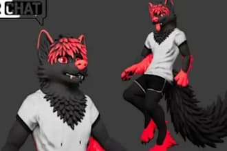 create a custom vrchat avatar vrc avatar furry vrchat avatar