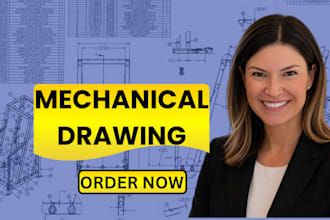 create manufacturing drawings, technical drawings, bom, and gd and t