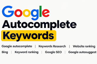 rank google autocomplete keywords