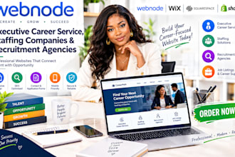 webnode executive career service staffing companies recruitment agencies website