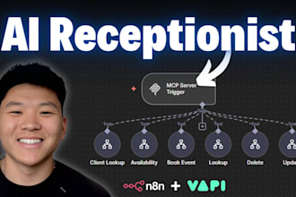 build vapi retell ai receptionist, ghl and n8n automation