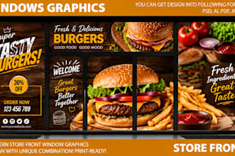 design amazing window graphics storefront graphics, window stickers and signage