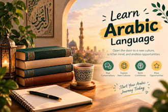 teach you arabic and egyptian dialect with fun conversations