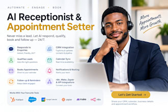 ai appointment setter ai agent ai receptionist crm contact calender integration