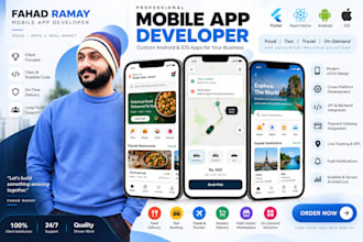 build custom mobile apps for food delivery, taxi, travel and on demand