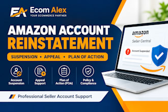 help with amazon seller account reinstatement and appeal