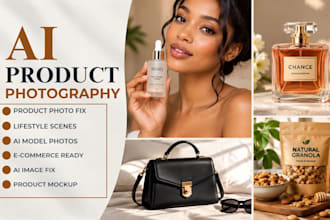ai image fix, create ai product photography, ai product photoshoot model ai art