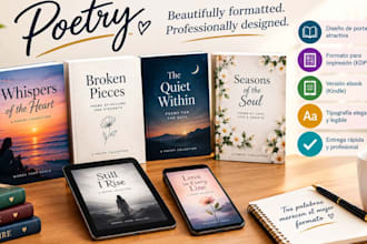 format and design your poetry book for ebook and print