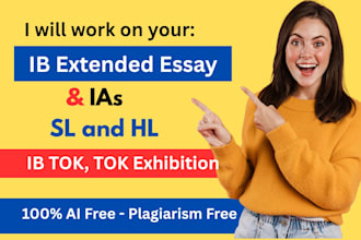 review and improve ibdp ia, ib extended essay for sl and hl