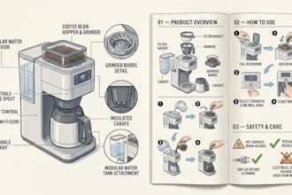 create professional product manuals,user guides and instruction manuals