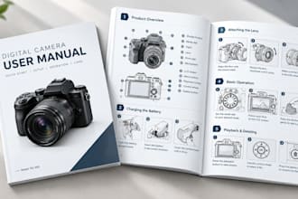 create professional product manuals,user guides and instruction manuals