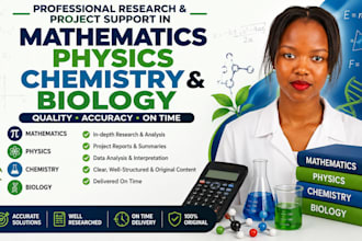 handle physics chemistry and biology problems with clear solutions