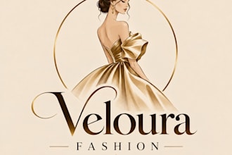 design a professional and elegant fashion logo