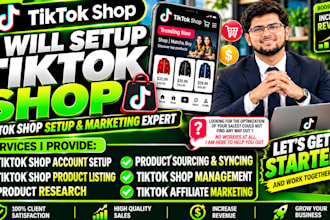 setup tik tok shop fix tiktok dropshipping tiktok shop marketing tiktok shop ads