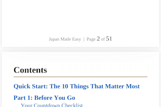 provide a first time tokyo and kyoto japan travel guide