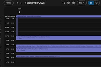 be your virtual assistant for inbox and calendar management