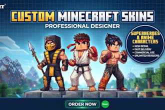 design your custom minecraft skin