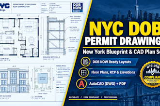 draft new york permit drawings and nyc dob blueprint