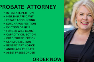 be your nc, ny, ca, florida probate lawyer for inheritance and executor disputes