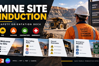 mine site induction presentation, mine safety orientation for mining contractors