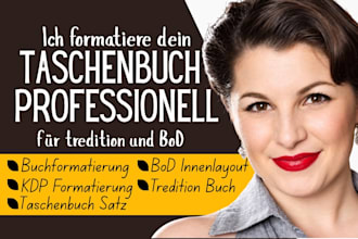 formatiere dein taschenbuch professionell fur tredition und bod