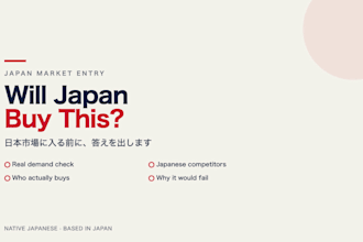 do japan market research and market entry strategy report