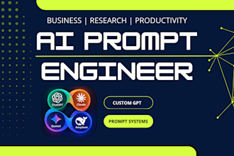 be your ai prompt engineer for chatgpt, claude, gemini and deepseek