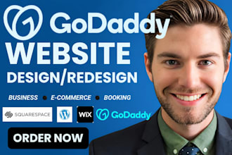 godaddy airo design godaddy builder website design redesign godaddy