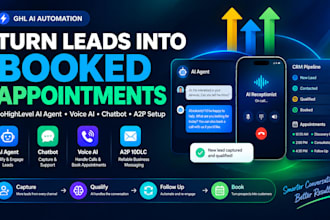 build gohighlevel ai agent, voice ai, chatbot, a2p setup and workflow automation