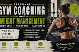 be your personal gym coach and expert in weight management, gain and maintenance
